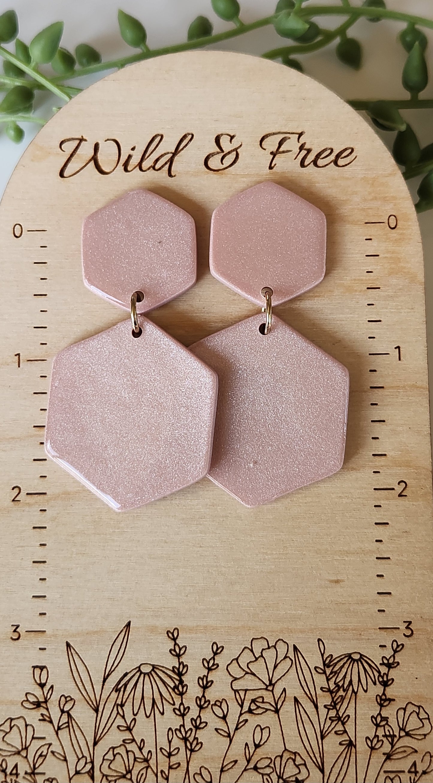 Blush Clay Earrings