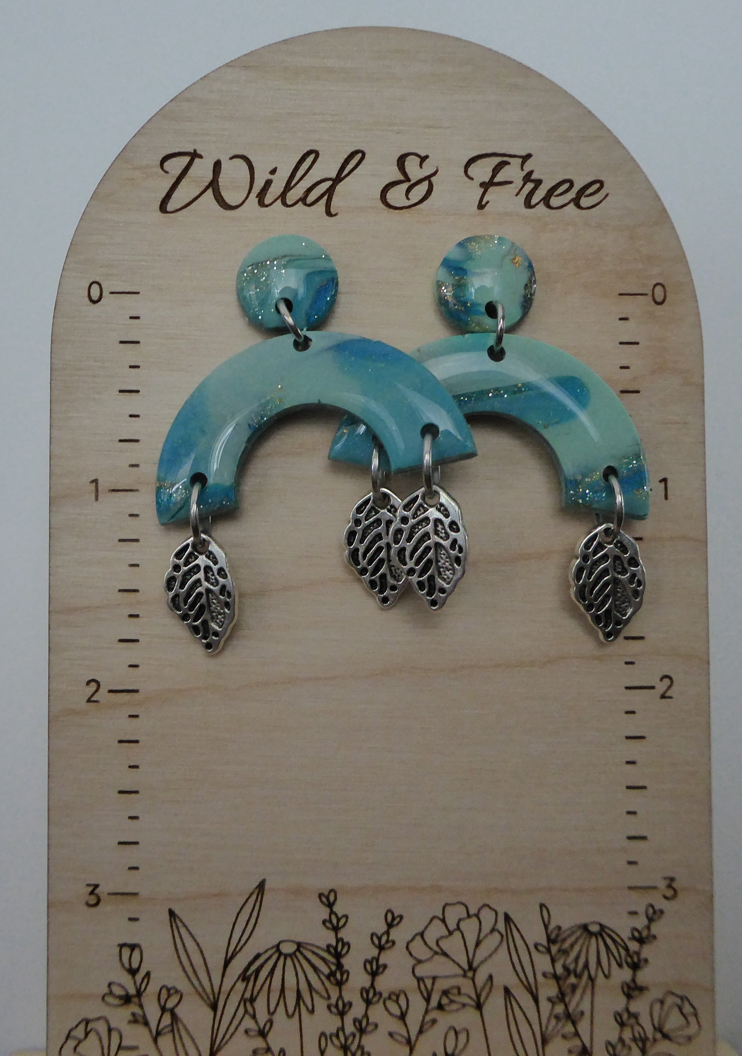 Finishing polymer deals clay earrings